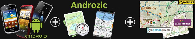 Androzic - mapy turystyczne. rastrowe GPS