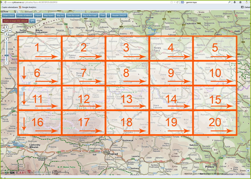 jak zrobić mapę turystyczną z mapy online