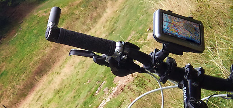Nawigacja GPS na rower - IGN Evadeo - uchwyt rowerowy nawigacja GPS na rower - IGN Evadeo - uchwyt rowerowy