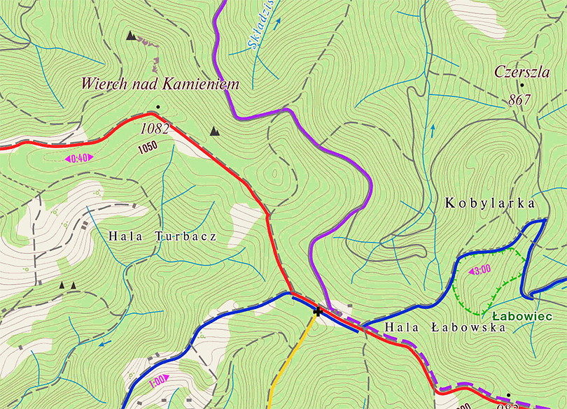 Mapa turystyczna, piesza i rowerowa online