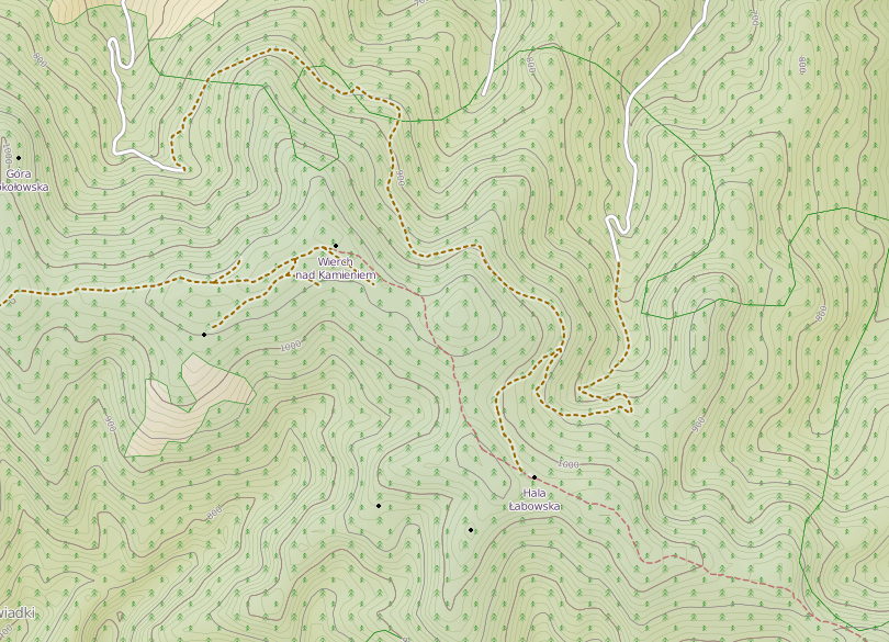 Mapa wektorowa OpenStreet Map