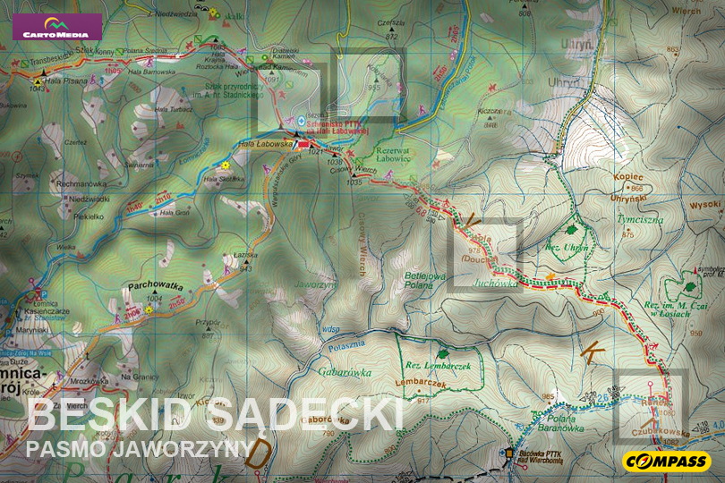 Beskid Sądecki - Pasmo Jaworzyny