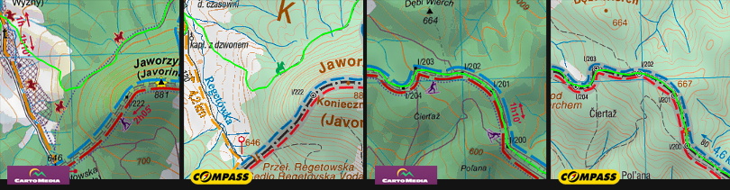 Beskid Niski - porównanie 