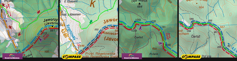 Beskid Niski - porwnanie 