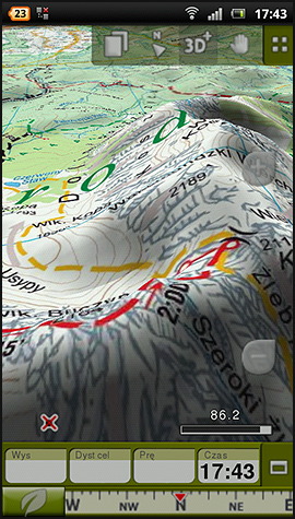 TwoNav, mapa turystyczna, Compass, Beskid Sdecki, Pogrze Ronowskie - www.rowerempogorach.pl