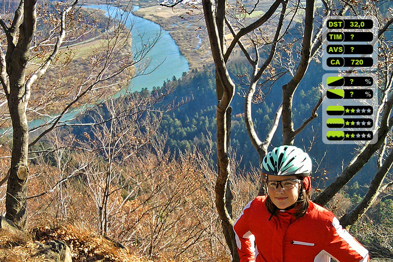 Rezerwat Biaowodzka Gra - widok na Dunajec Podchemie, Biaowodzka Gra i Zamczysko na rowerze - Beskid Wyspowy