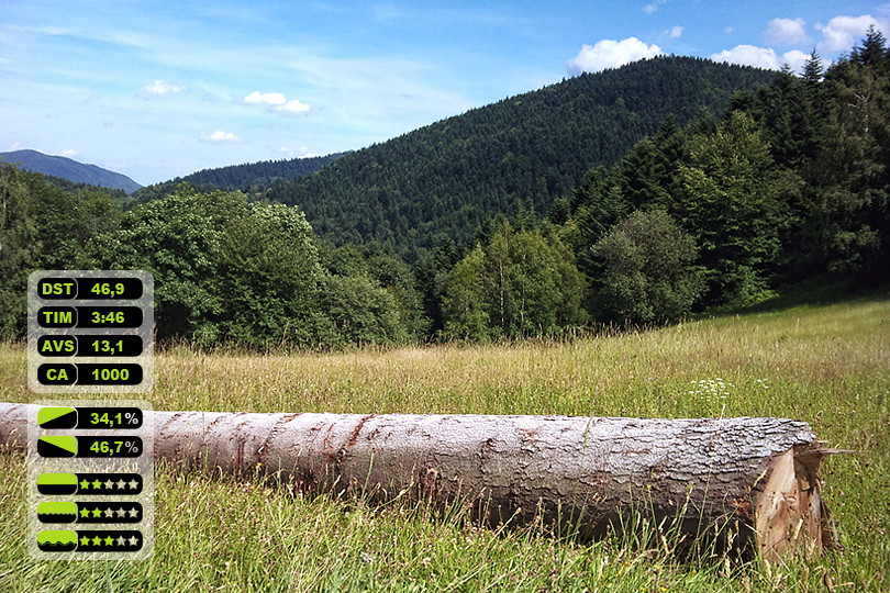 Beskid Niski - Czerszla, Tokarnia, Kozie ebro