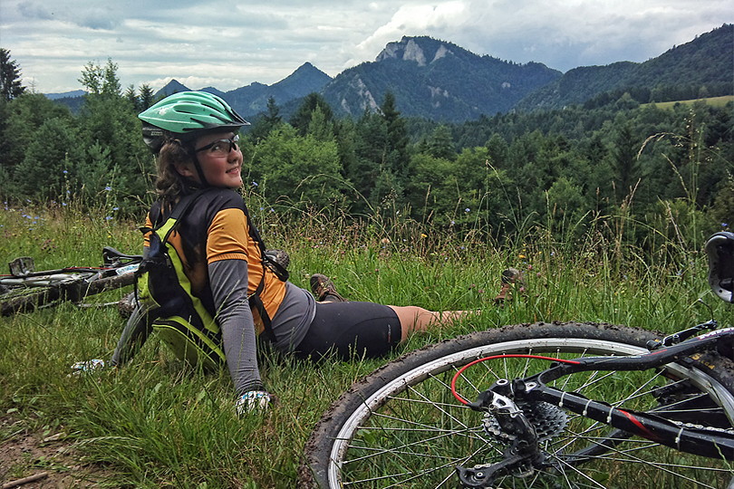 widok na Polskie Pieniny - Trzy Korony