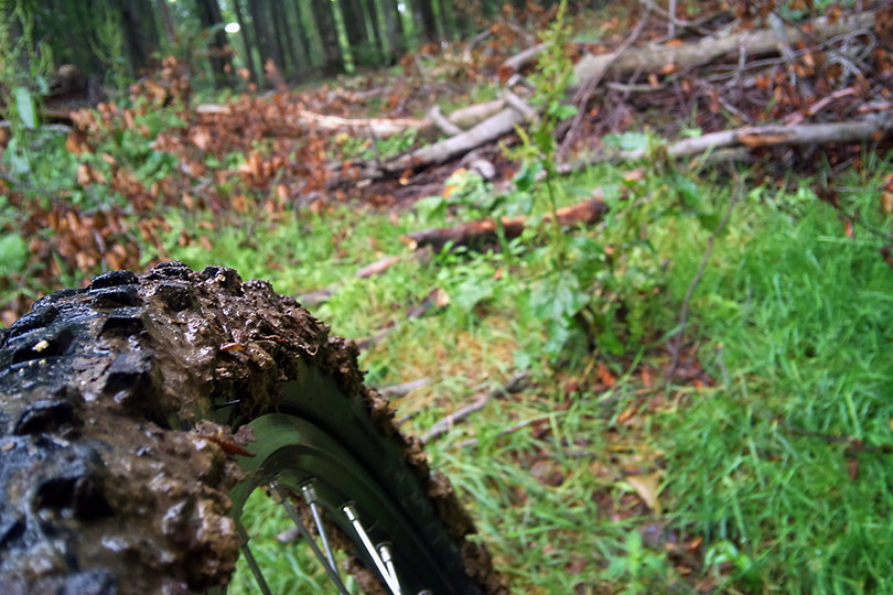 rowerem przez las w Beskidzie Niskim Góry Hańczowskie i Pasmo Graniczne - Beskid Niski na rowerze MTB - www.rowerempogorach.pl