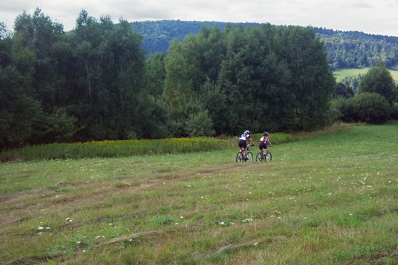 wycieczka rowerowa - w Beskid Niski - jezioro Klimkwka - Ucie Gorlickie na rowerze MTB - www.rowerempogorach.pl