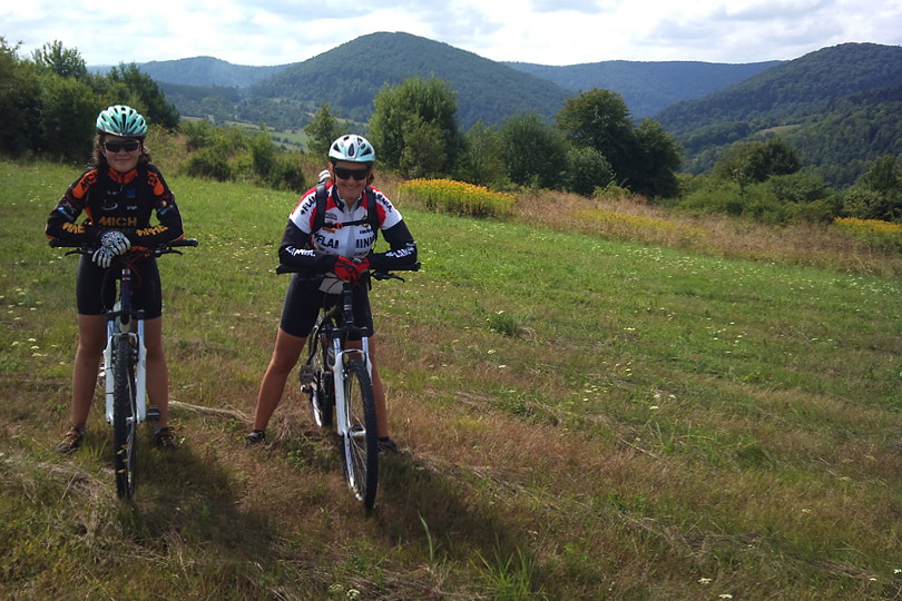 rowerem przez Magur Maastowsk - Beskid Niski na rowerze