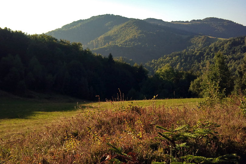 trasa rowerowa Beskid Sdecki - Dzwonkwka