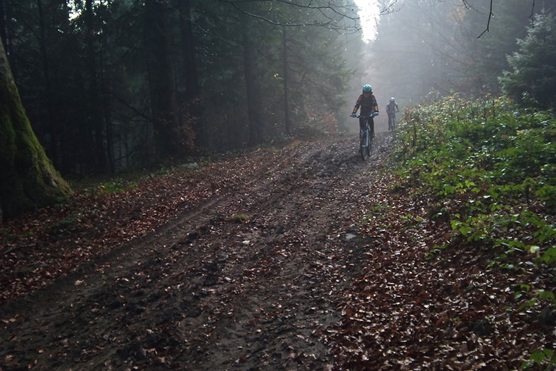 rowerem przez Dubne, Barwinek i Pust - Beskid Niski