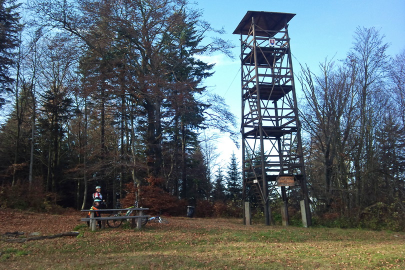 rowerem przez Dubne, Barwinek i Pust - Beskid Niski - Pasmo Graniczne