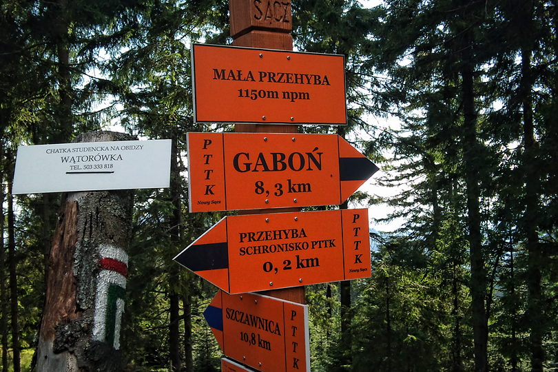 Przehyba zdobyta, zmczeni zjedamy do Gabonia i dalej asfaltem wracamy do domu zjazd z Przehyby do Gabonia