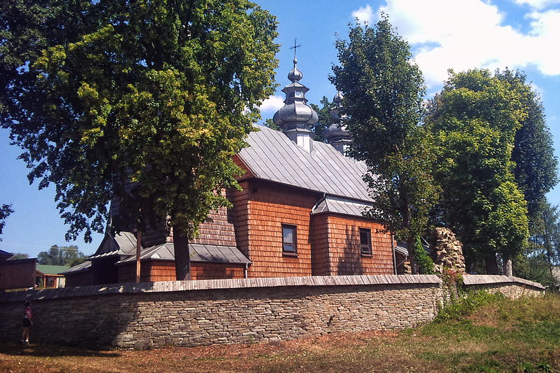 wycieczka rowerowa - cerkiew w Binczarowej