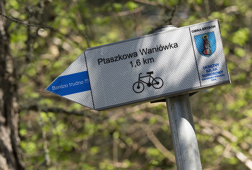 rowerem przez Postawne i Jaworze