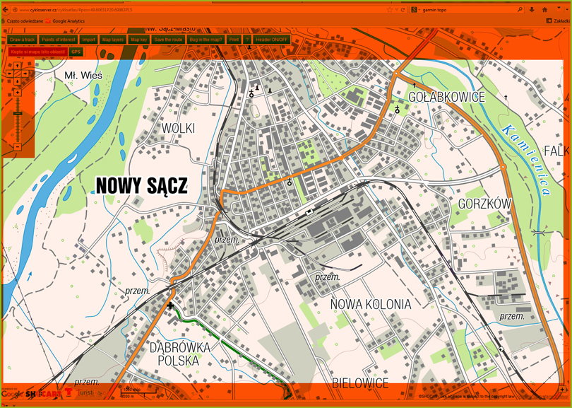 jak zrobić mapę turystyczną - usuwanie zbędnych elementów