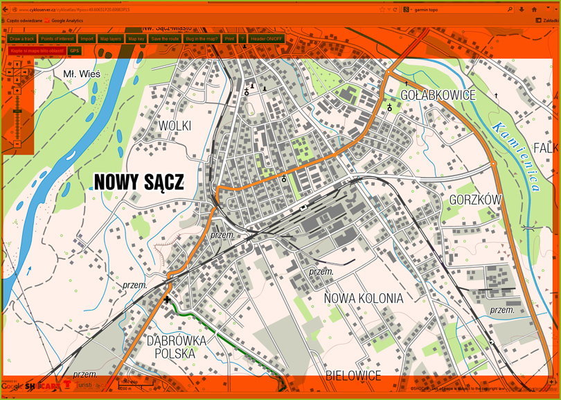 jak zrobi map turystyczn - usuwanie zbdnych elementw