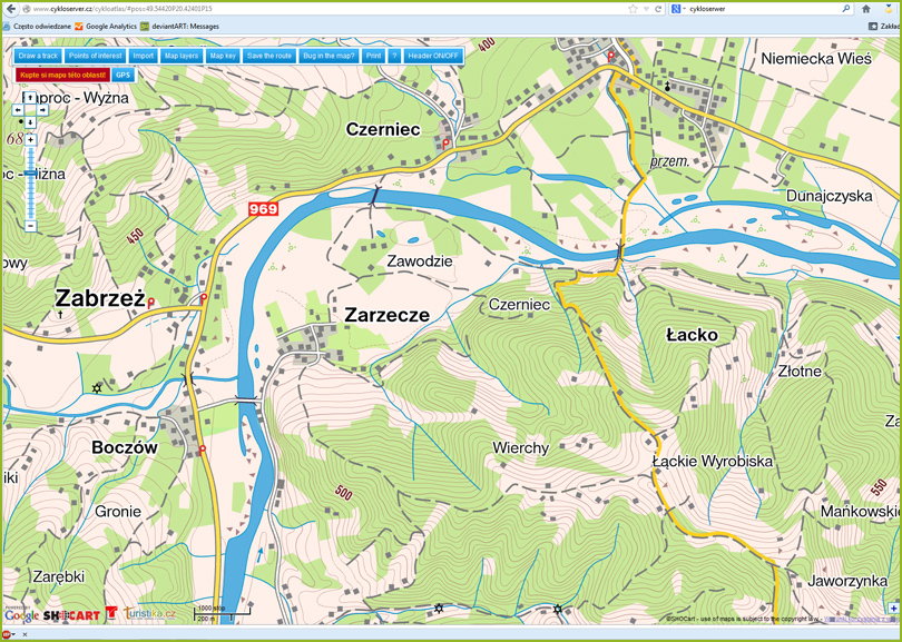 jak zrobić mapę turystyczną z mapy online